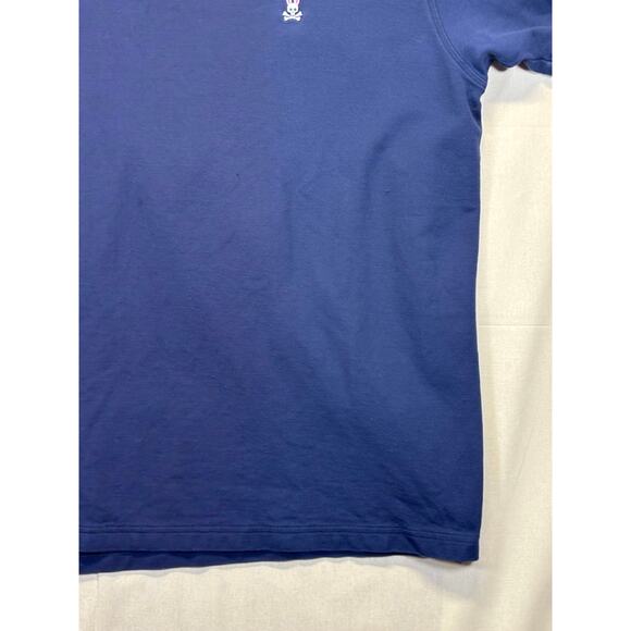 Psycho Bunny Men's Polo Shirt Color Navy Blue Short Sleeve Size  Men's XXL - Picture 10 of 16